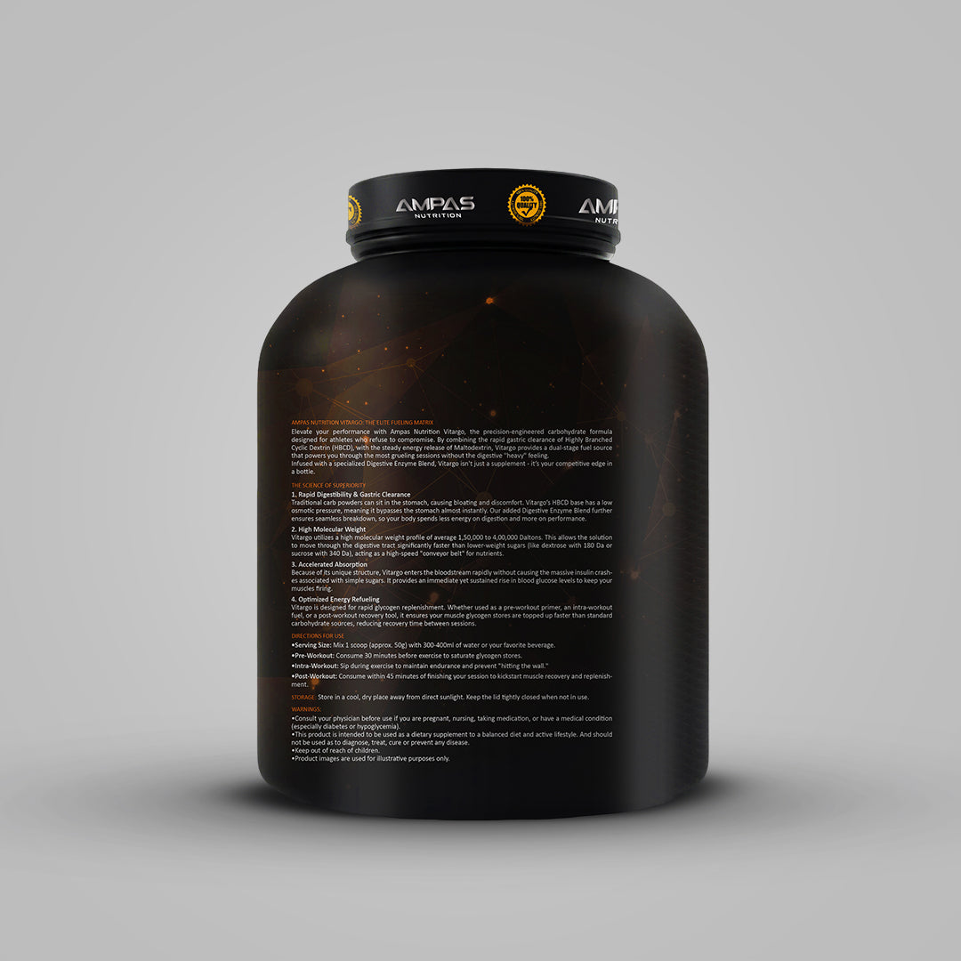 Ampas Nutrition Vitargo Net wt - 2.5KG, (5.5LBS)