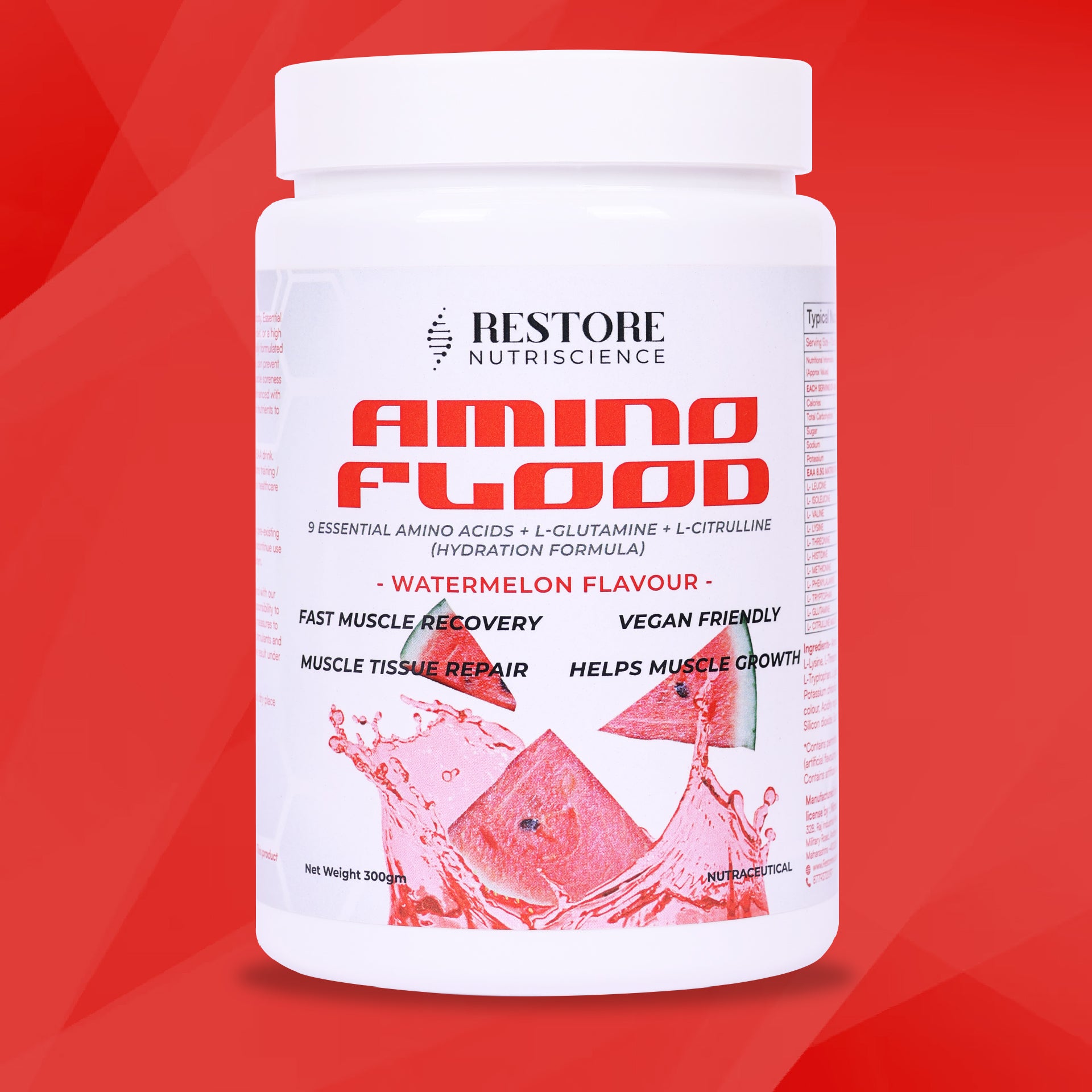 Restore Nutrisicence Amino Flood 300gram