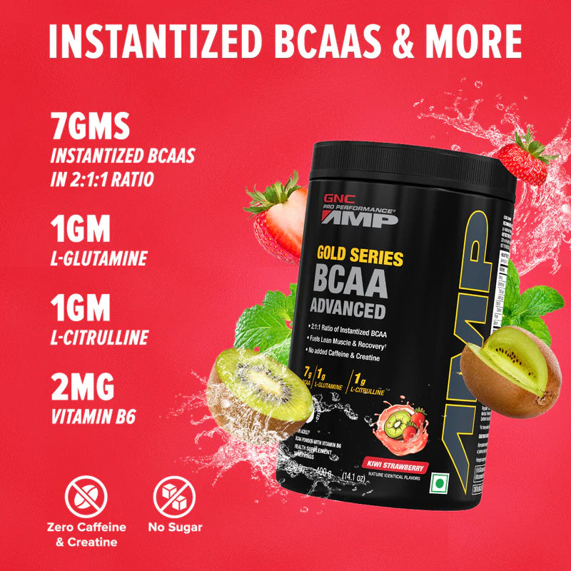 Gnc Pro Performance Amp Gold Series BCAA Advanced 400g | 30 Servings