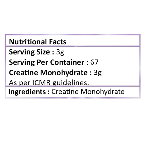 Total Nutrition Creatine Monohydrate 3000Mg, 200gms, 67ser
