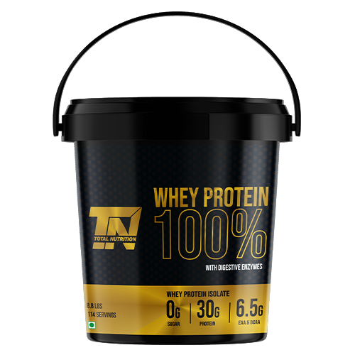 TOTAL NUTRITION WHEY PROTEIN ISOLATE100% 8.8LBS, 114ser