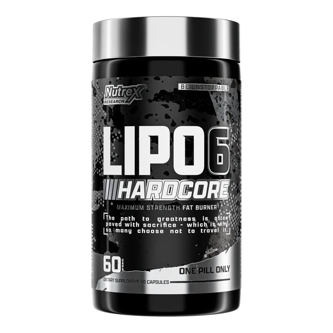 Nutrex LIPO-6 Hardcore Fat Burner & Muscle Protection, 60 capsules