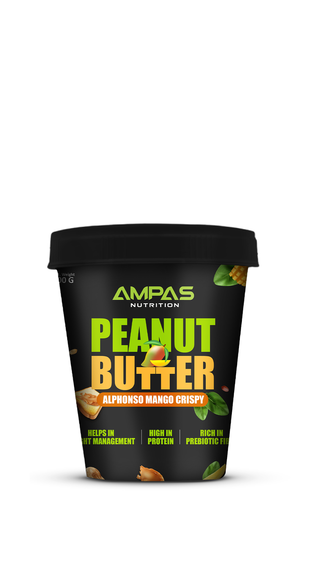 Ampas Nutrition Peanut Butter Alphonso Mango Crispy 1kg