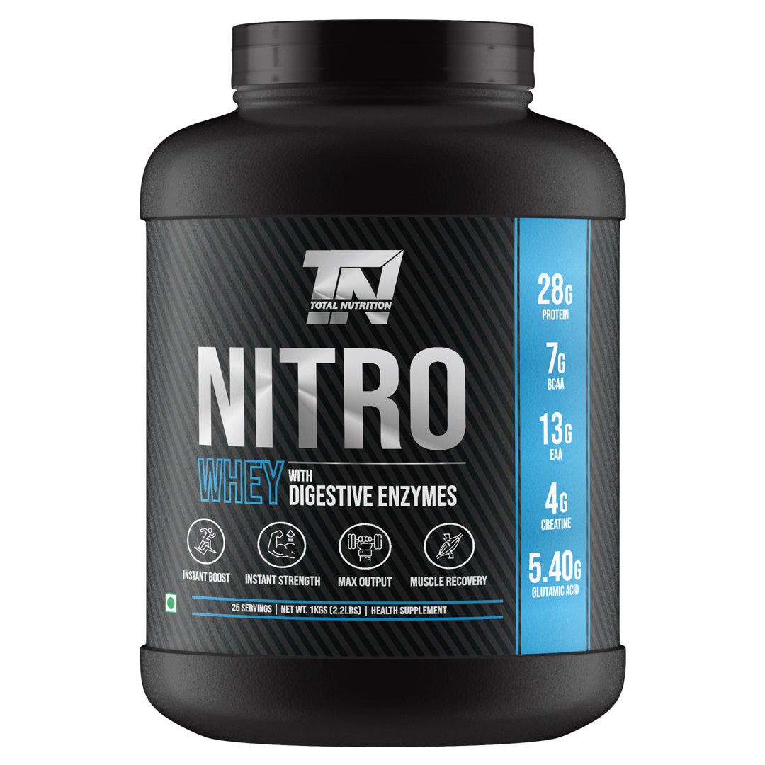 Total Nutrition Nitro Whey 4.4Lbs, 50ser