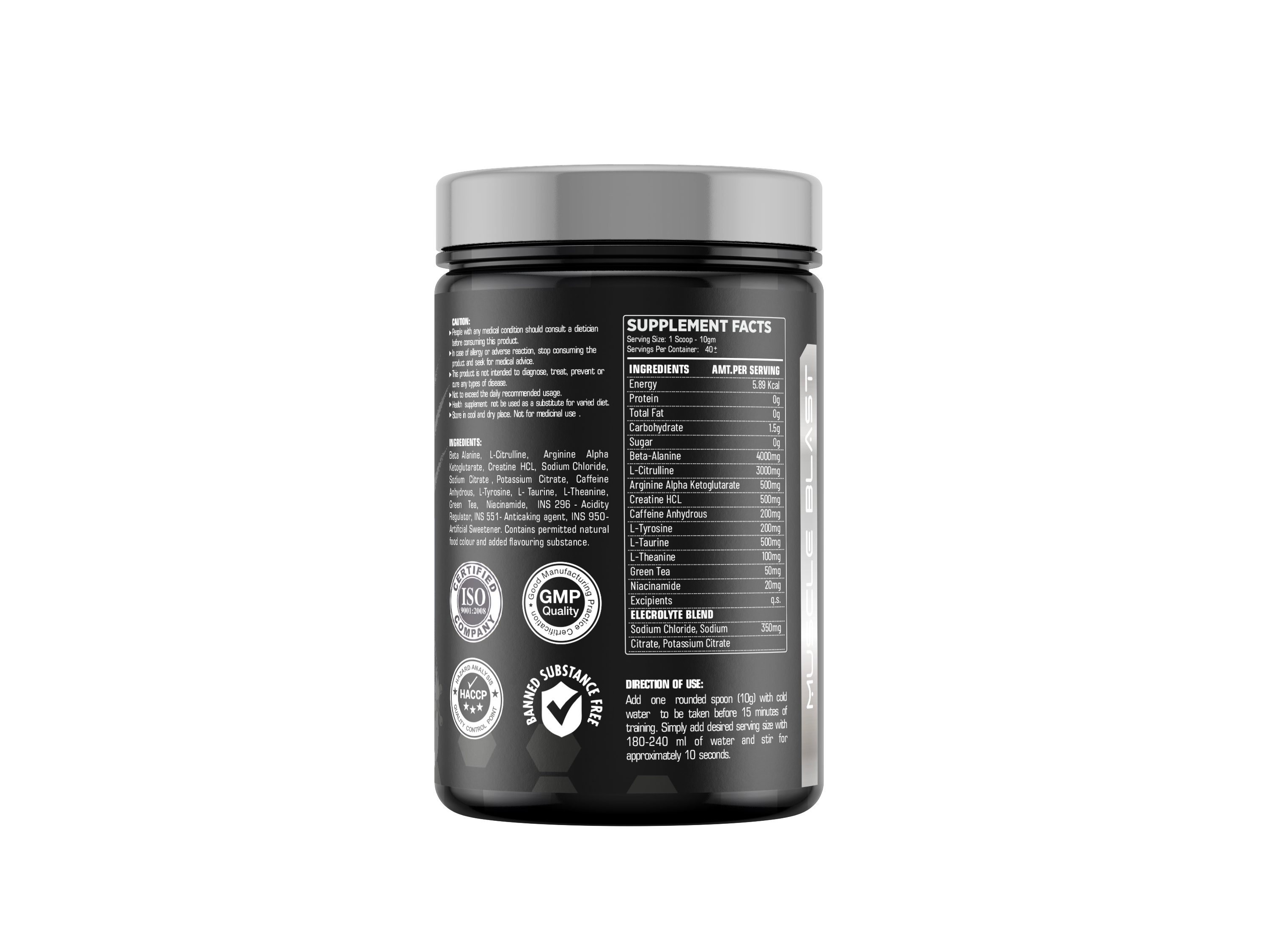 Muscle Blast ThunderVolt Pre-Workout 40ser