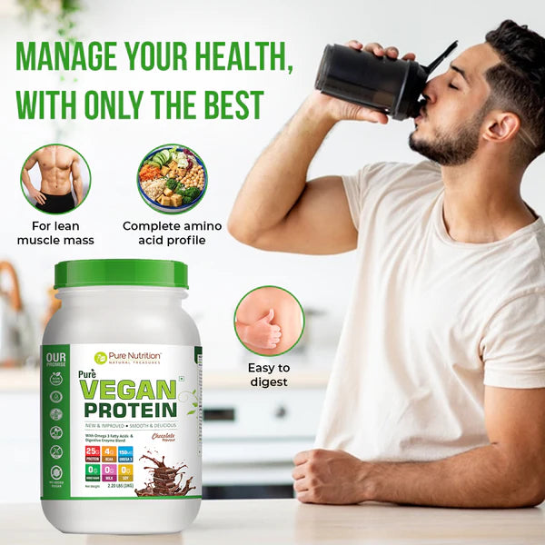 Plant-based Vegan Protein with Omega 3 Fatty Acids 1Kg