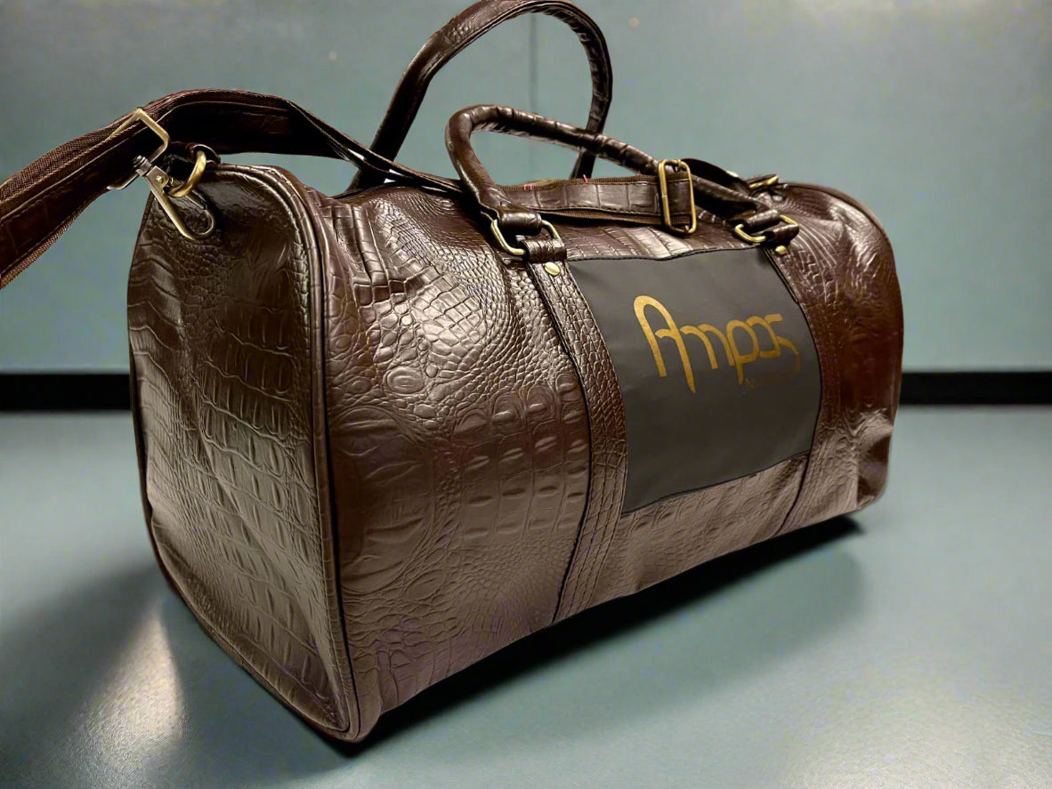 AMPAS LEATHER GYM BAG