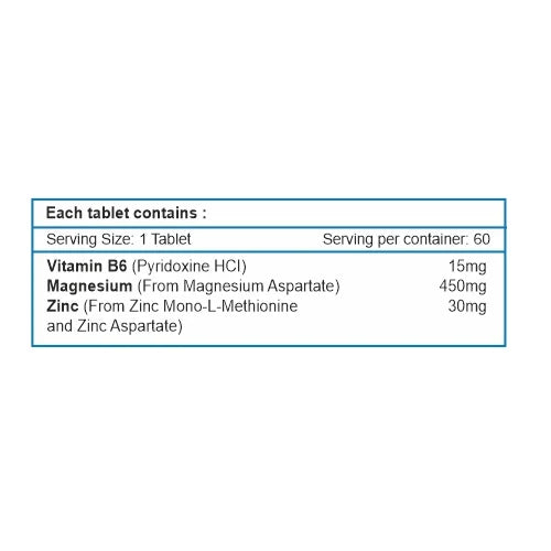 Total Nutrition Zma 60Tab