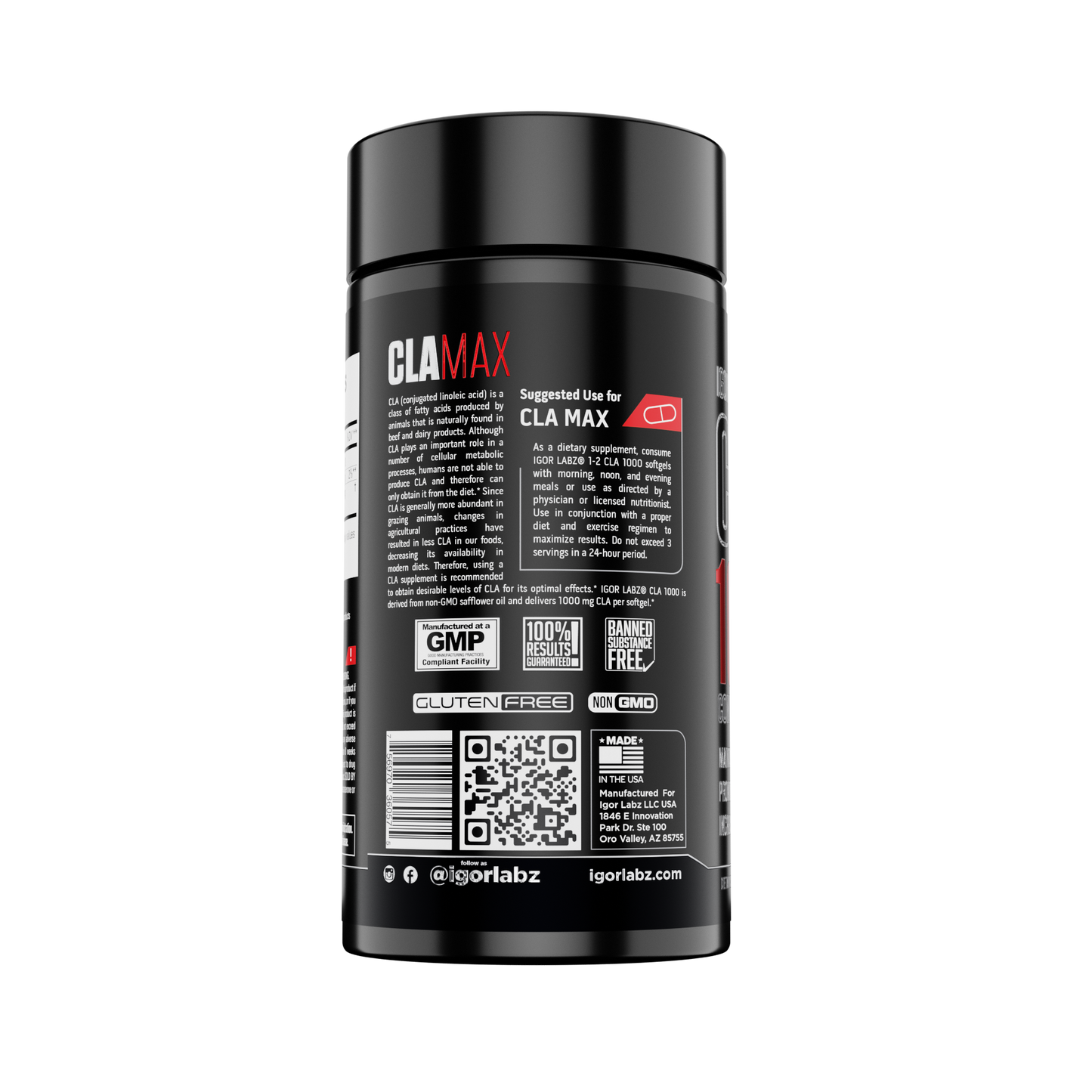 IGORLABZ CLA MAX 1000mg 100softgel, 100ser