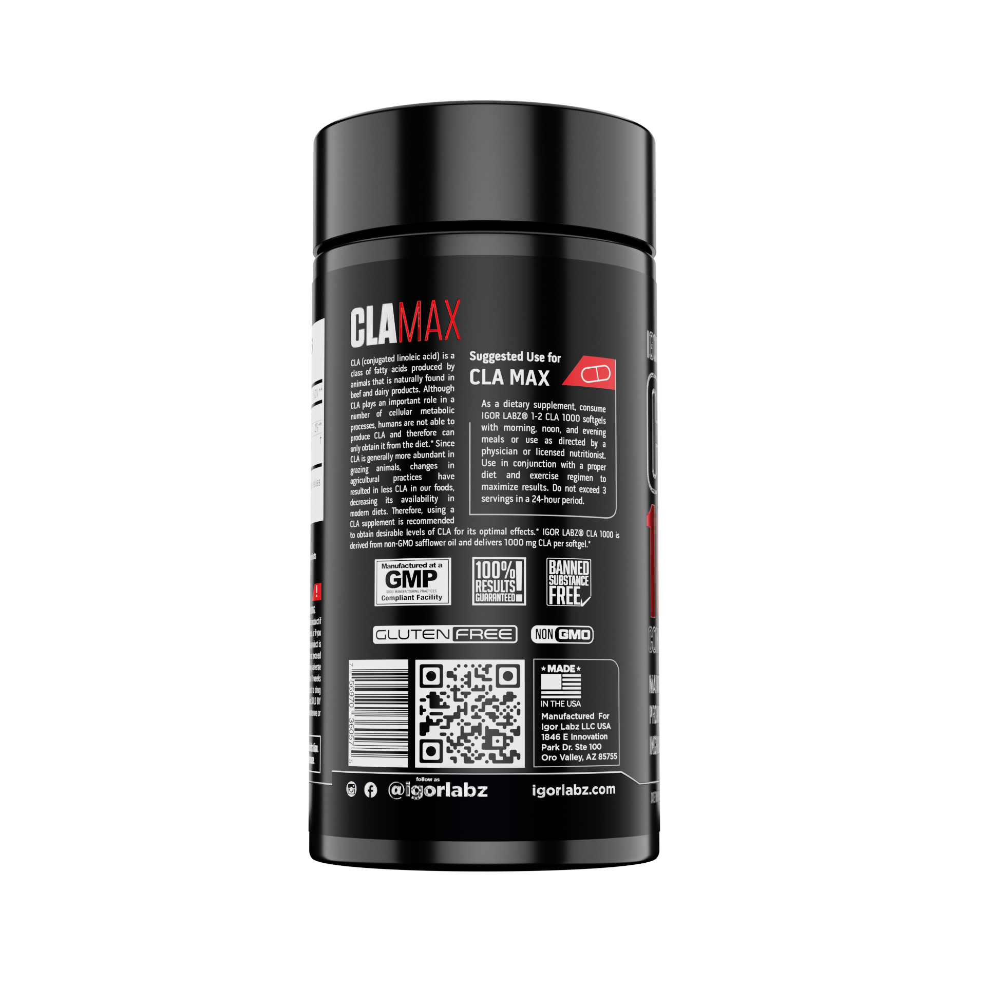 IGORLABZ CLA MAX 1000mg 100softgel, 100ser