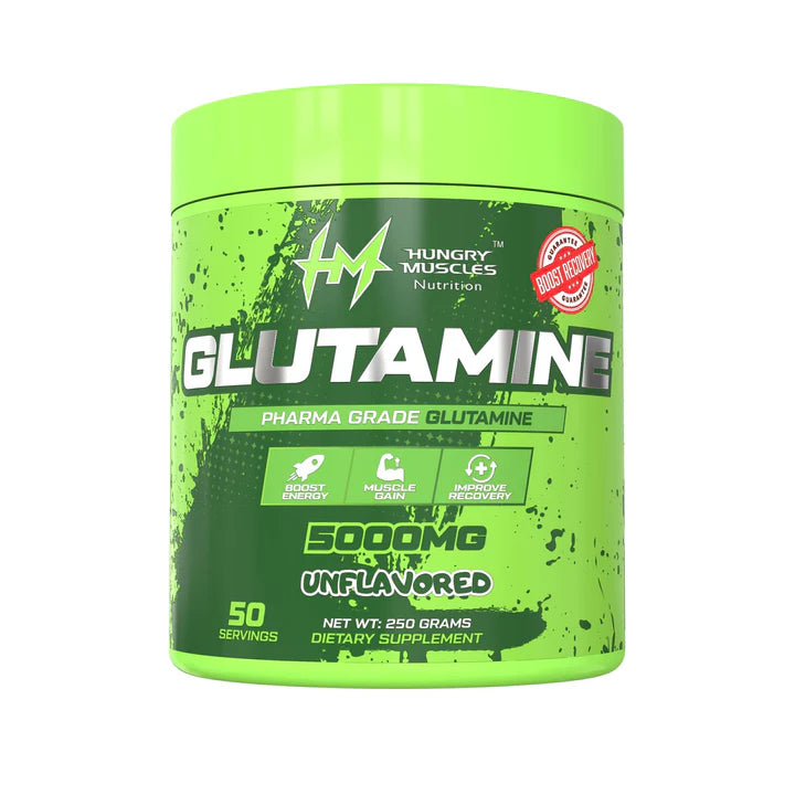 Hungry Muscles Glutamine 50 Serving Unflavored(250 Grams)