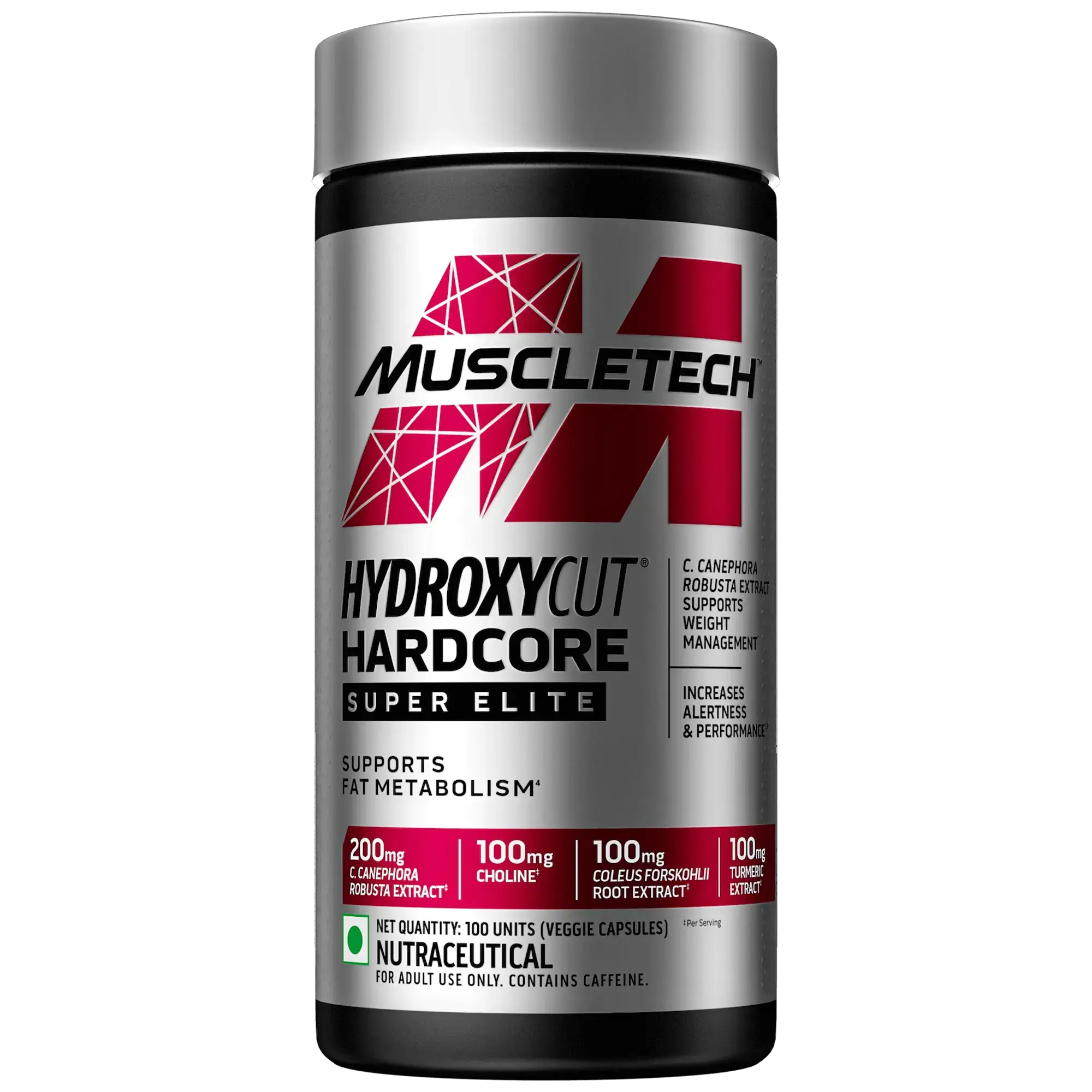 Muscletech™ Hydroxycut® Hardcore Super Elite (100units veggie cap)