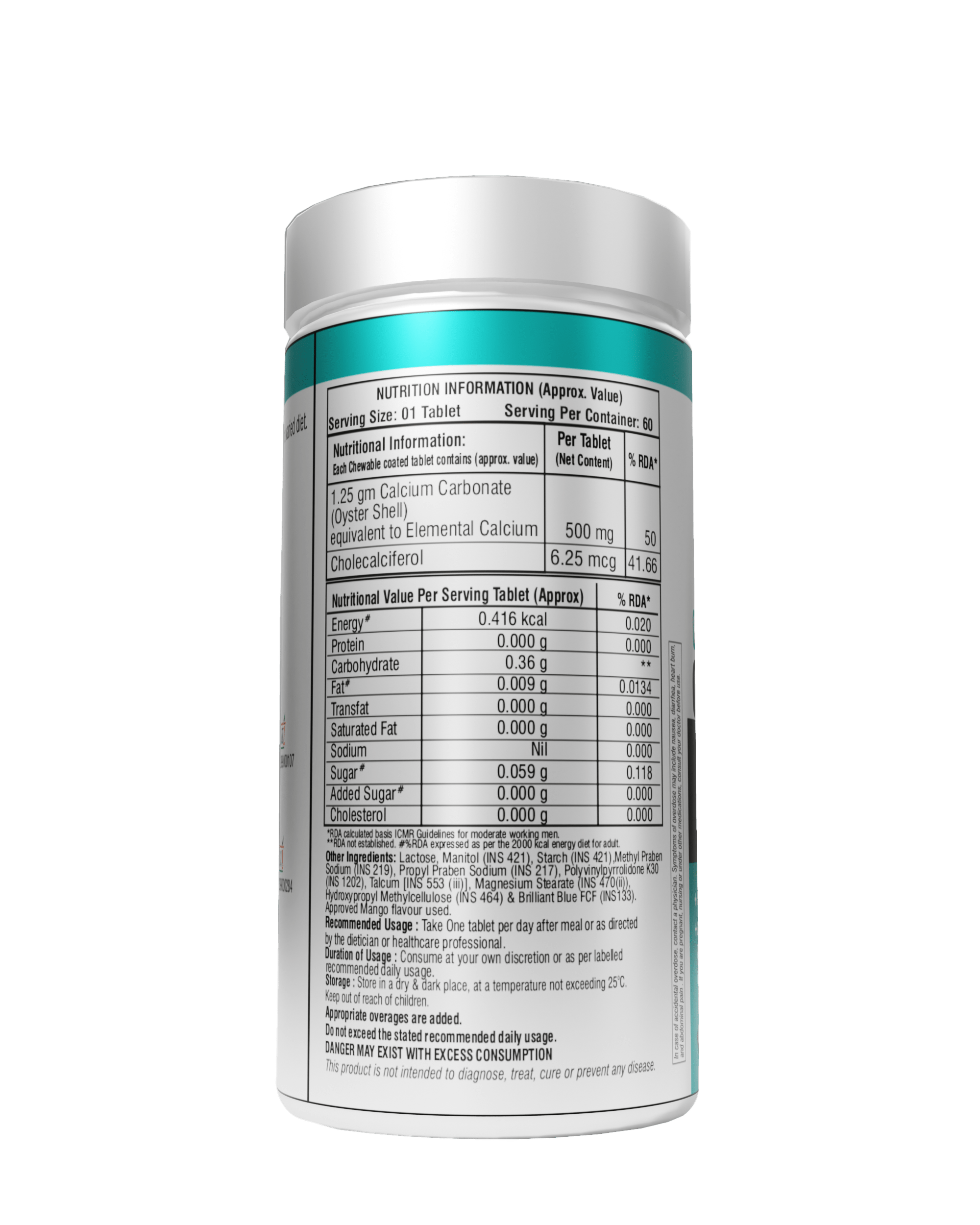 Ammo labz Chewable Calcium 60tabs