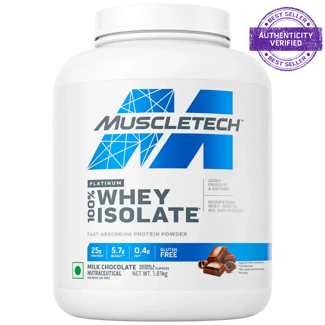 Muscletech™ Platinum 100% Whey Isolate 57ser, 1.81kg