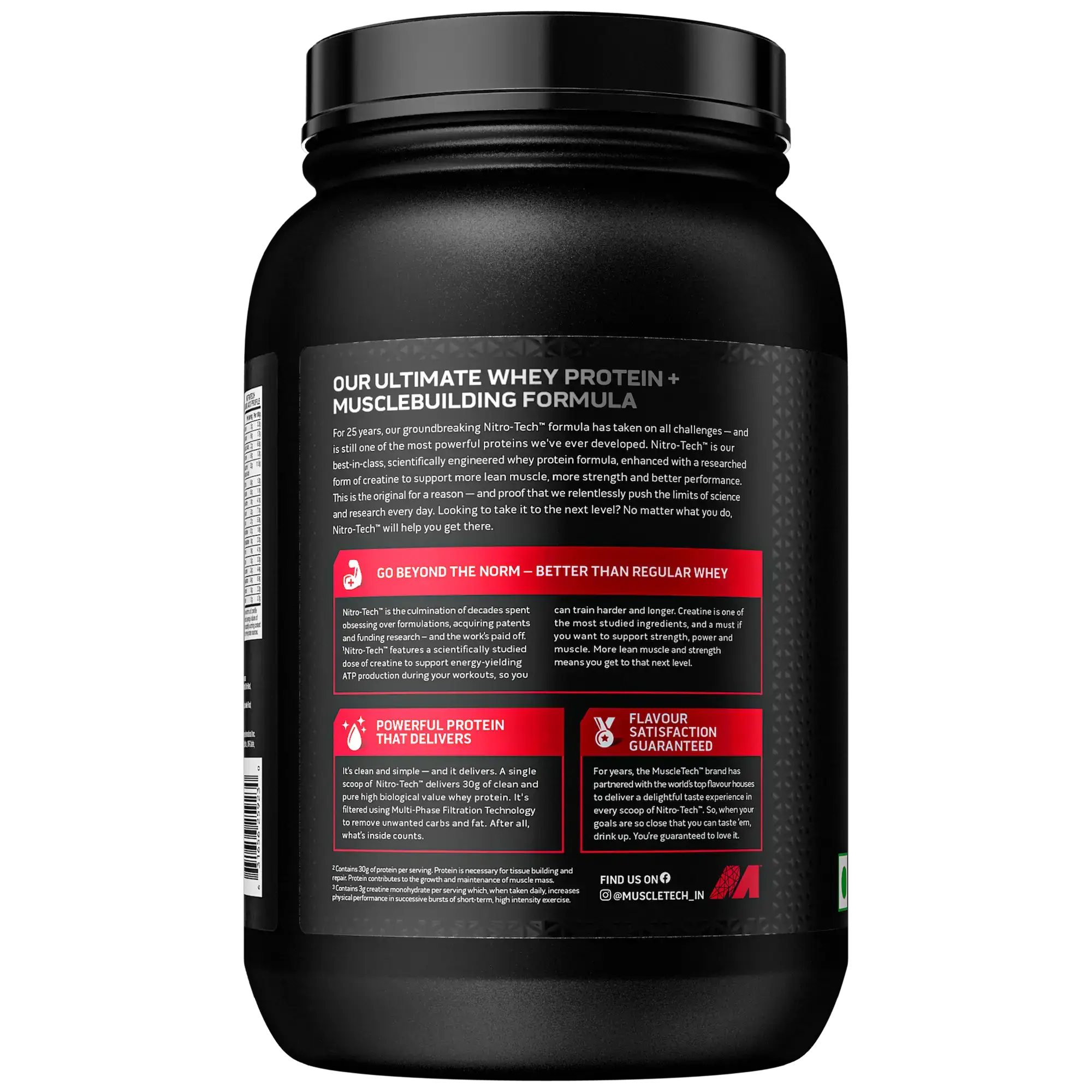 Muscletech™ Nitro-Tech™ Whey Protein 907gm, 20ser