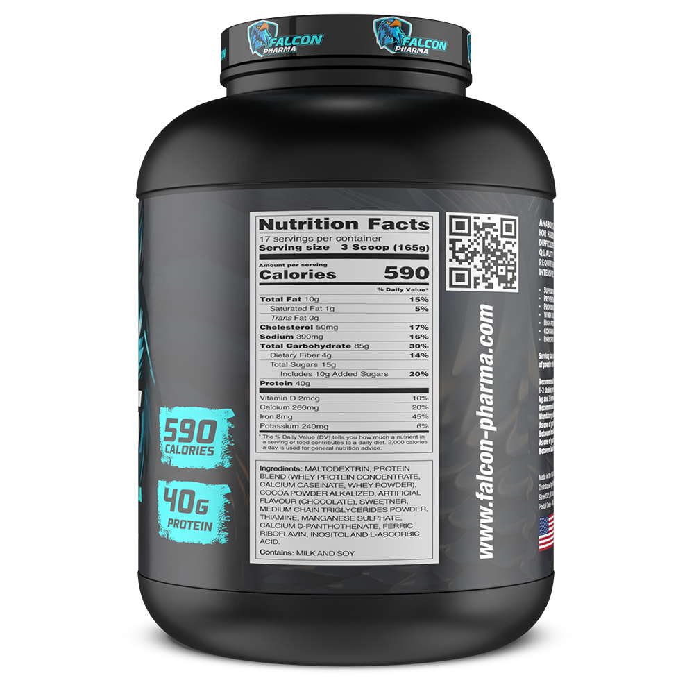 Falcon Pharma Anabolic Mass – High-Calorie Mass Gaining 17Ser, 6Lbs