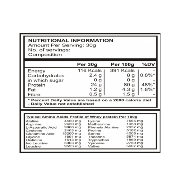 Arscor’s Whey Protein - 2 KG