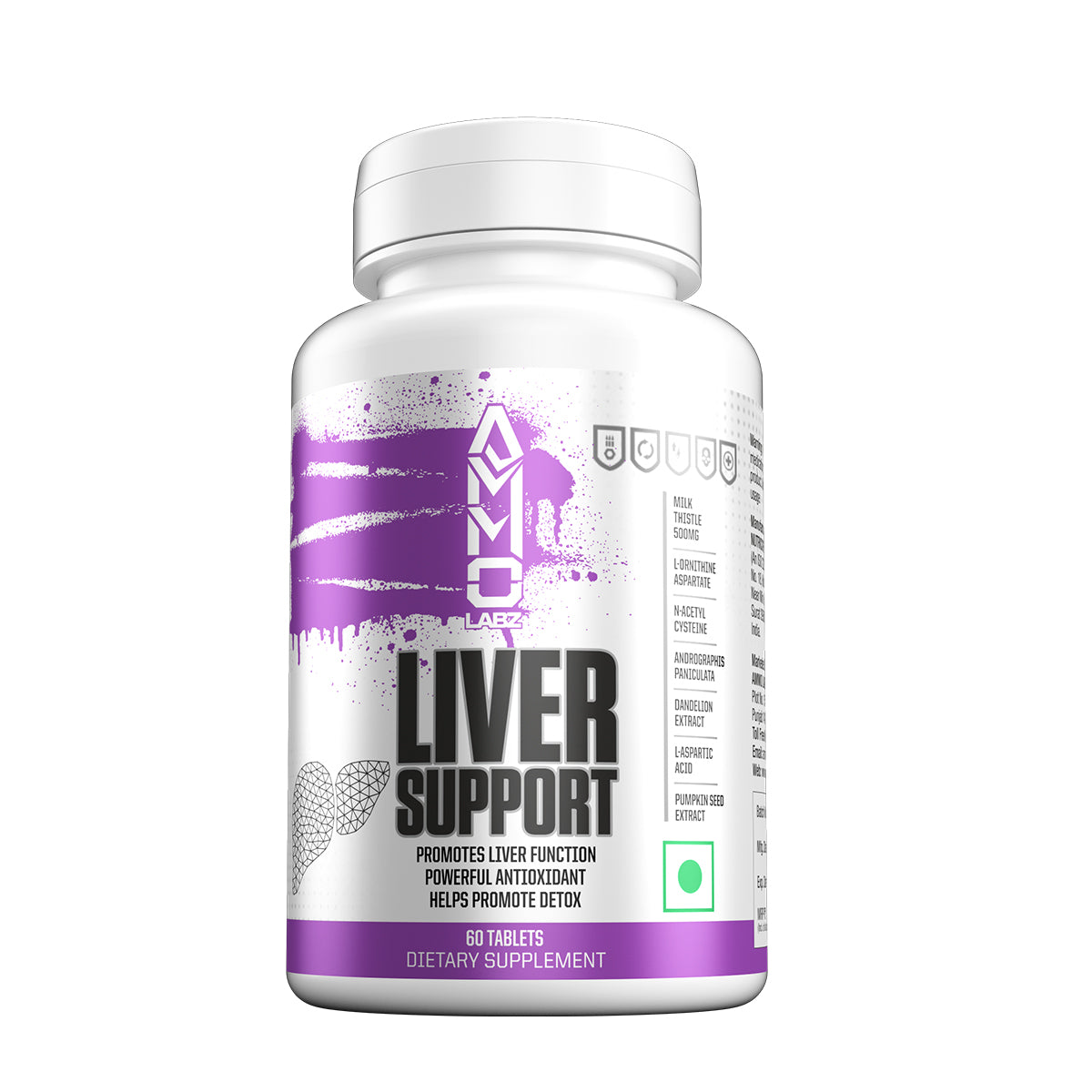 Ammo Labz Liver Support 60 tablets