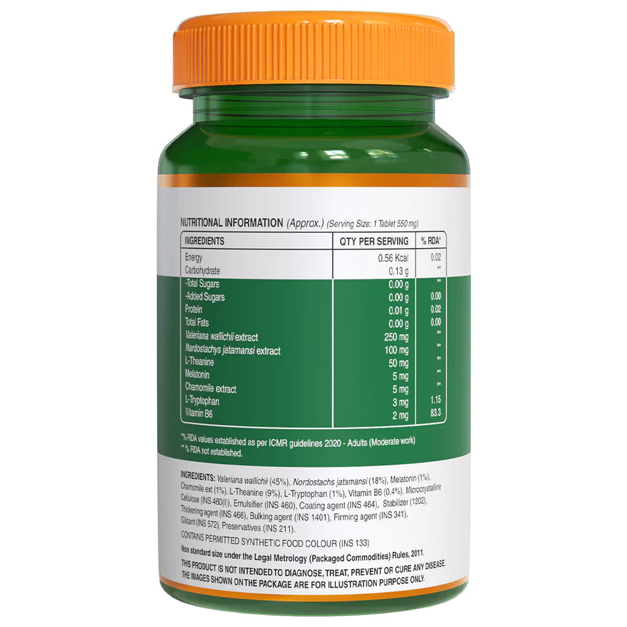 Melatonin 5mg (Sustained Release) - 60 Veg Tablets