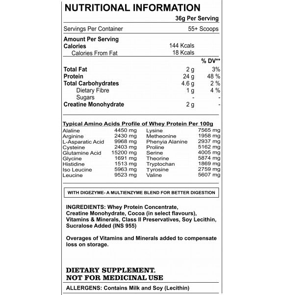 ARSCOR - WHEY ULTRA NITROX 2 KG