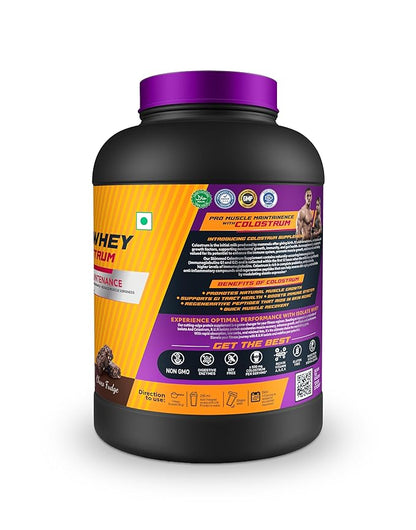 R.U.N (RISE UP NUTRITION) ISOWHEY WITH COLOSTRUM 2KG | 27G PROTEIN | 56 SERVINGS | 100% ISOLATE WHEY