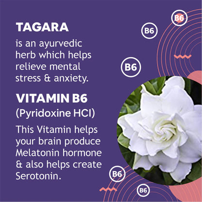 CF Melatonin 10mg with Tagara 250mg Sleeping Aid Pills– 60 Veg Tablets