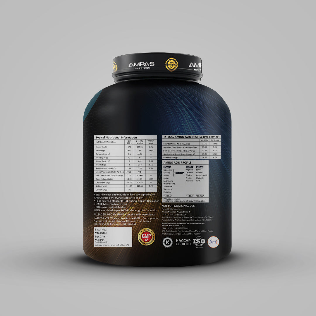 Ampas Nutrition - Isolate Whey Protein