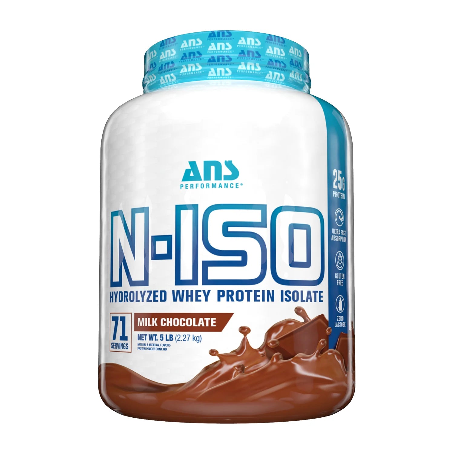 Ans Performance N-ISO HYDRO WHEY ISOLATE 5lb,2.27kg,75ser