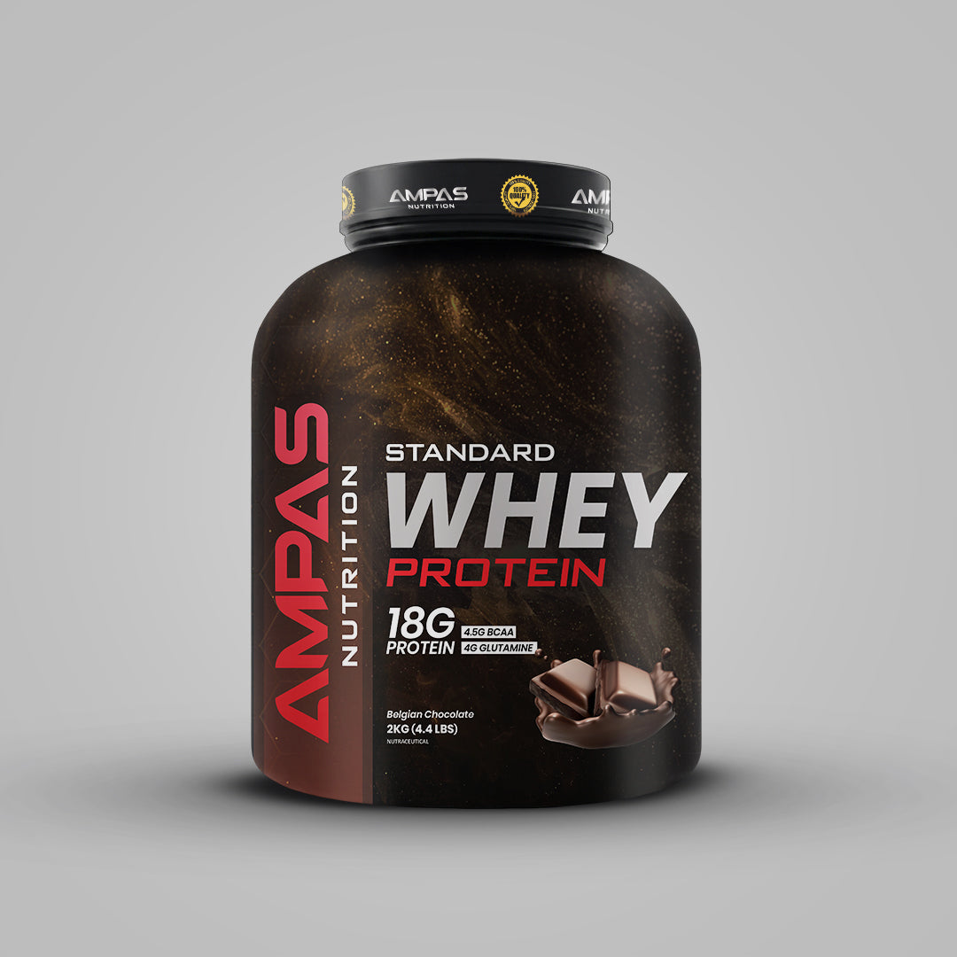 Ampas Nutrition- Standard Whey Protein – Belgian Chocolate (2kg)