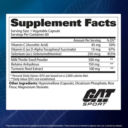 Gat Sports LIVER CLEANSE 60veg cap