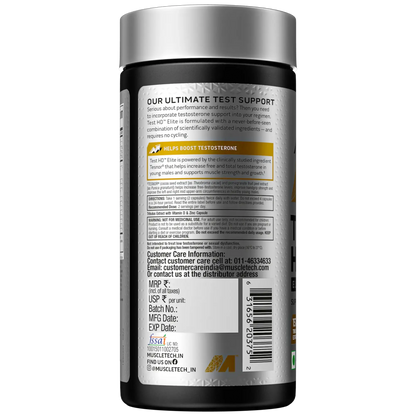 Muscletech™ Test HD™ Elite Testosterone Boosters (60veggie cap)