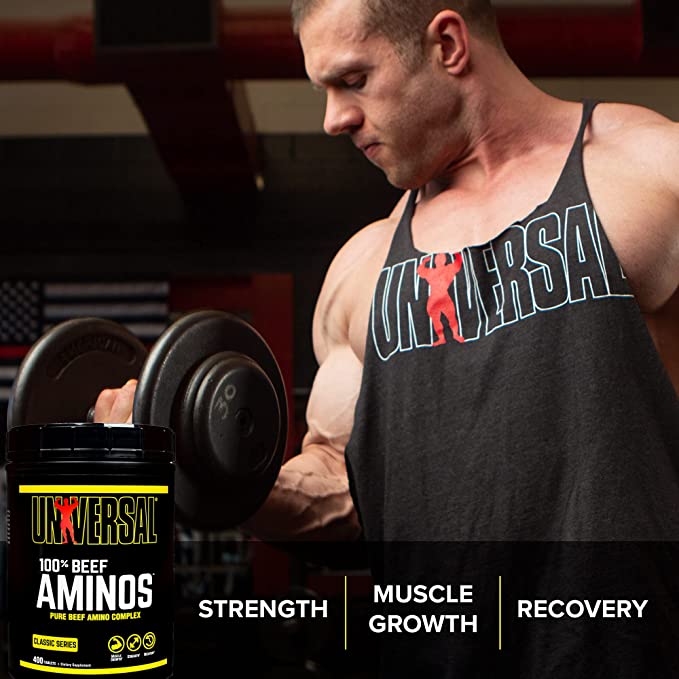 Universal 100% Beef Aminos, 400 tablets