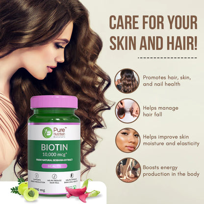 Biotin - 60 Veg Tablets