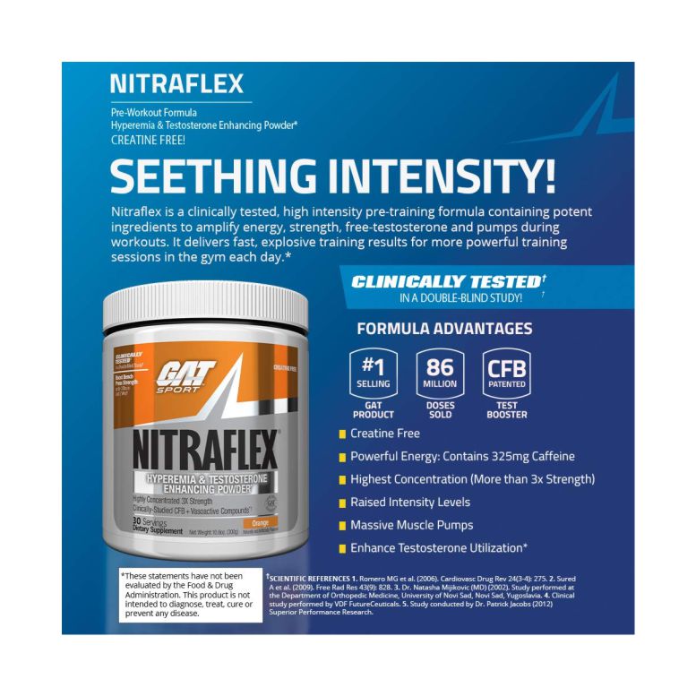 GAT Nitraflex, 30 servings, 300 g
