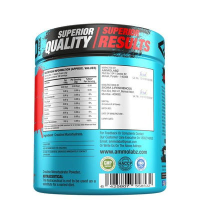 AMMO Micronized Creatine, 0.66 lbs