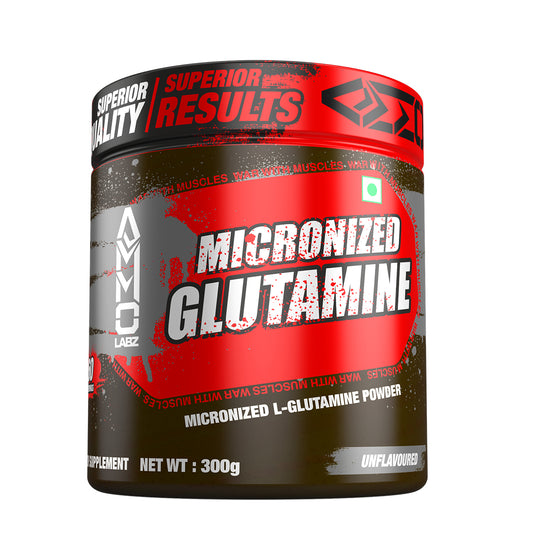 Ammo Labz Micronized Glutamine, 60 servings