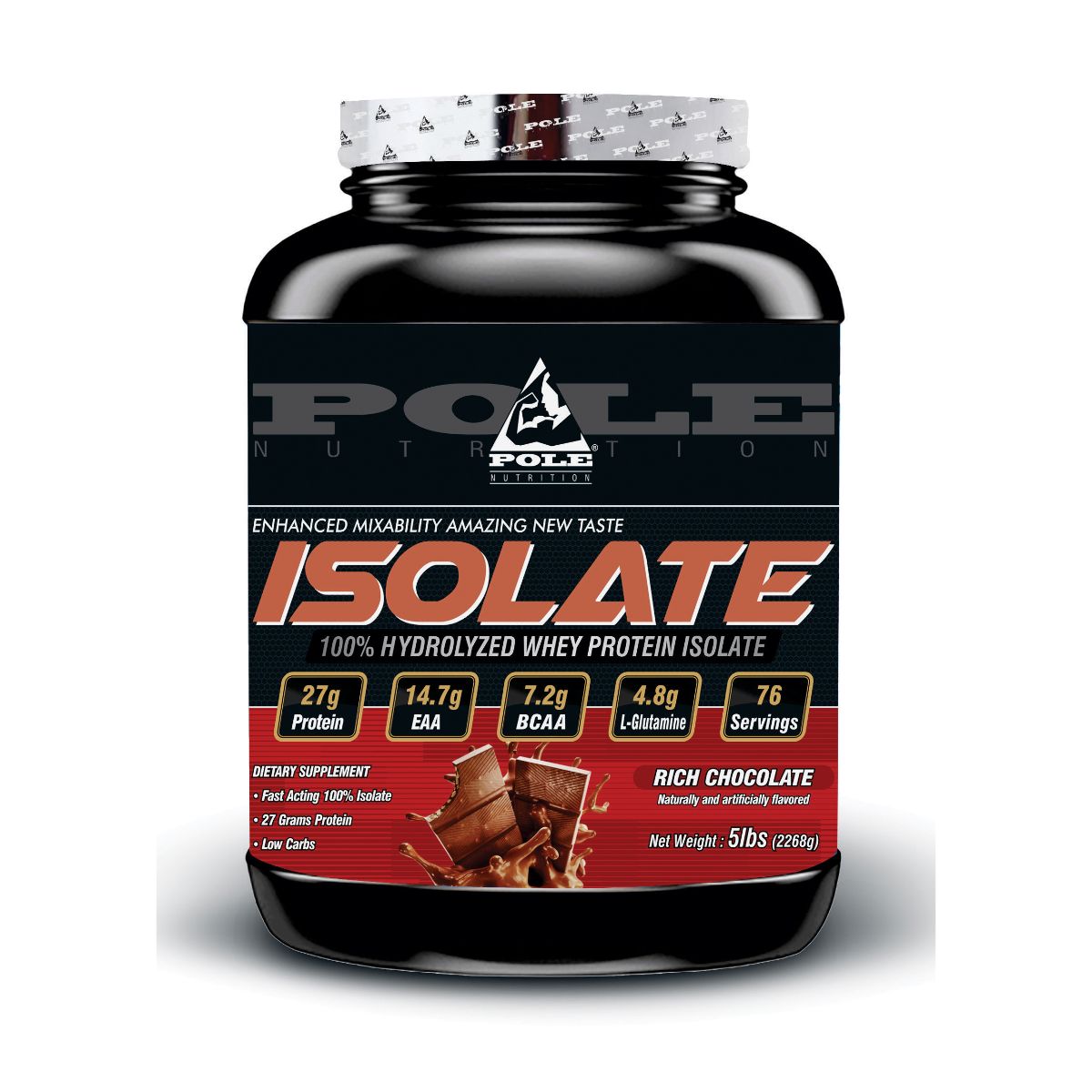 Pole Nutrition Isolate 76 Servings - 5 lbs