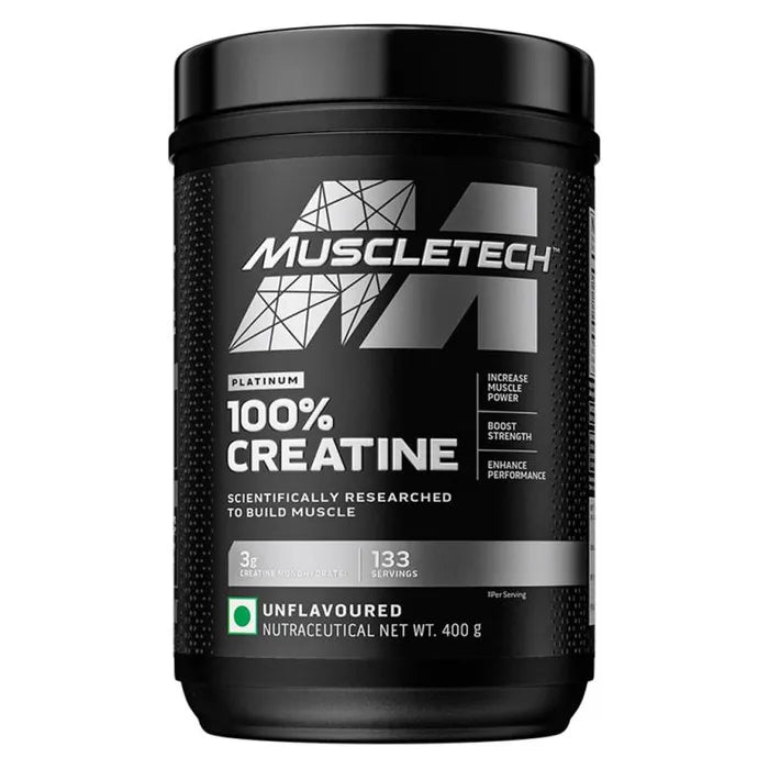 MUSCLETECH™ PLATINUM 100% CREATINE SCIENTIFICALLY RESEARCHED TO BUILD MUSCLE