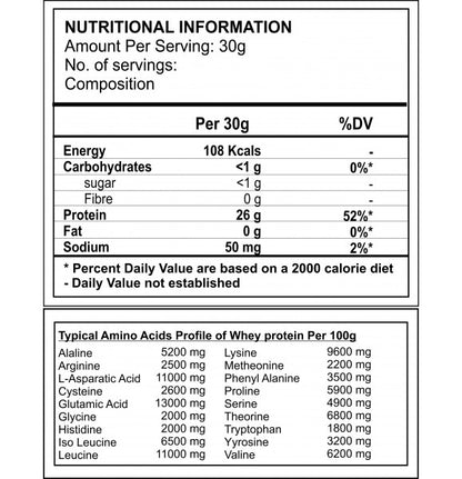 Arscor Whey Protein Isolate - 2 kg